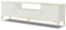 Homlando TV Schrank Petra 180 cm 2D1S - Moderner TV-Möbel mit mit gefräster Front Hochwertiges MDF- Lowboard mit Stauraum für Wohnzimmer Schlafzimmer - Goldene Metallbeine (Kaschmir)