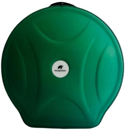 HandpanCare PU-Zipper-Case (Grün) | Handpan-Hardcase | Rucksack