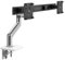 Humanscale M81NTNCWB2B - M8.1 monitor arm mounting kit - with standard desk clamp - for 2 displays - aluminium/white