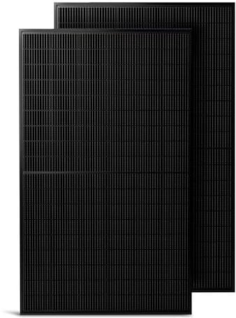 Solakon Solarmodul 500W, bifaziales monokristallines Solarpanel, 40v Photovoltaik Solarmodule/Solar Module für Balkonkraftwerk/Solaranlage 400w/500w Solar Panel für Photovoltaik Komplettanlage (2 Stk)