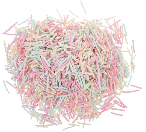 EXHUMKY 1tasche Hamster Nest Papier Einstreu Niedriger Hohe Absorption Farbenfrohe Papiersägespäne Für Kleintiere Für Hamster Und Kleine Nager