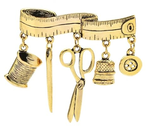 Vintage Schneider Schere Brosche Pins Schneider Band Tulers Werkzeuge Broschen Schmuck Geschenk
