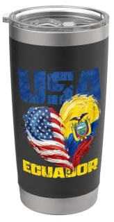 USA Ecuador Stainless Steel Insulated Tumbler
