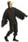 W WIDMANN MILANO Party Fashion - costume corvo, tuta in peluche, costume da animale, uccello, costumi carnevale