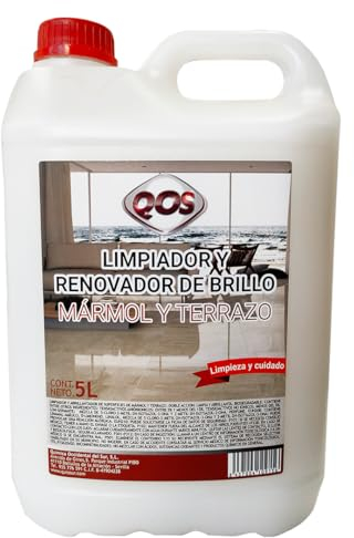 Clim Profesional Fregasuelos Renovador de Brillo para Suelos de Mármol y Terrazo. Envase 5L | Protege la Superficie con Cera para evitar Desgaste y Opacidad