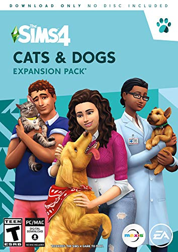 The Sims 4 Cats & Dogs (EP4)| Expansion Pack PC/Mac | VideoGame | Code In A box | English
