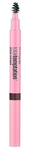 Maybelline Total Temptation Eyebrow Pencil, 5 G, 120 Medium Brown