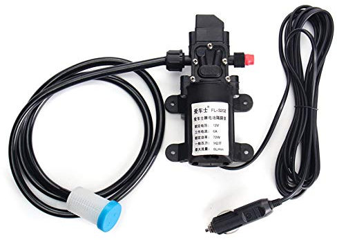 MASUNN 12V Voiture Laveuse Pompe Nettoyeur Haute Pression Portable Machine À Laver Appareil De Nettoyage Électrique Buse De Cuivre