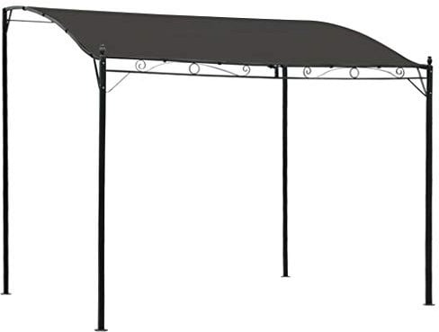 Tidyard Gazebo Petgolato da Giardino Antracite,Gazebo Pergola da Giardino 3x2,5 m