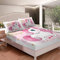 Einhorn Bettlaken Set Karikatur Verträumtes Pferd Spannbettlaken Mädchen 90x200cm Kinder Kleinkind Fantasie Einhorn Themed Spannbetttuch Rosa Princess Stil Bettdecke Raumdekor Mit 1 Kissenbezug