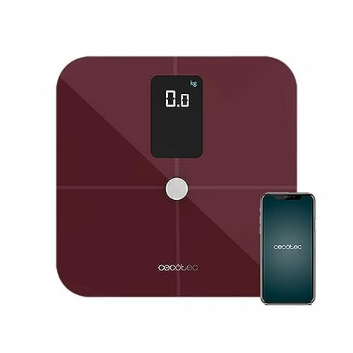 Cecotec Personenwaage Surface Precision 10400 Smart Healthy Vision Garnet