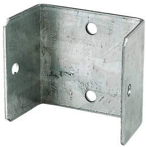 GENUEN® Fence Panel Clips/Trellis Clip Bracket Galvanised Panel Clip (Multi Sized Packs) (16, 44mm)