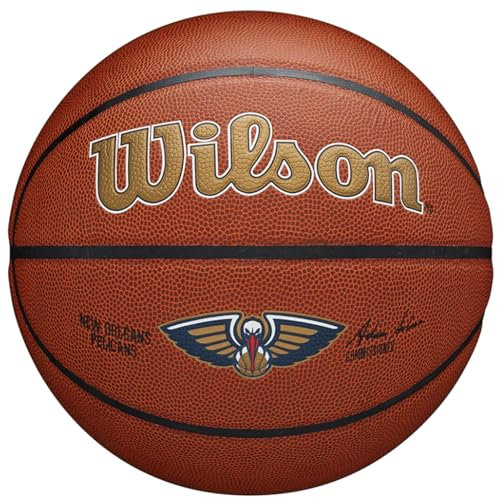 Wilson Basketball TEAM ALLIANCE, NEW ORLEANS PELICANS, Indoor/Outdoor, Mischleder, Größe: 7
