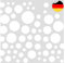 Little Deco 86 Kreise Wandtattoo Kinderzimmer Punkte Wandsticker Set Aufkleber Wanddeko Spielzimmer Babyzimmer Kinder Schlafen Weiß DL608