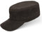 Black Forest Fox Herren Damen Leder Cuba Army Cap Hut Schirmmütze in versch. Farben & Leder (Marrone)