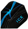Harrows Ice Recut | 100 Mikron Dart Flights, 1 Set mit 3 Flights, Standard Nr. 6, Aqua Blue