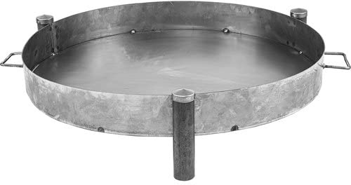 Browin 330490 Feuerstelle für Draußen, Feuerschale aus Stahl, 80 cm