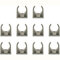 10 Stück 32mm DN25 Rohrschelle Klemmschelle, PPR U Förmige Wasserversorgung Rohrclip Rohrschellen Wasserrohr Feste Clips aus Kunststoff