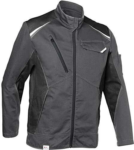 KÜBLER ICONIQ Jacke – Jacke mit ergonomischem Schnitt und reflektierenden Elementen anthrazit/schwarz Gr. L