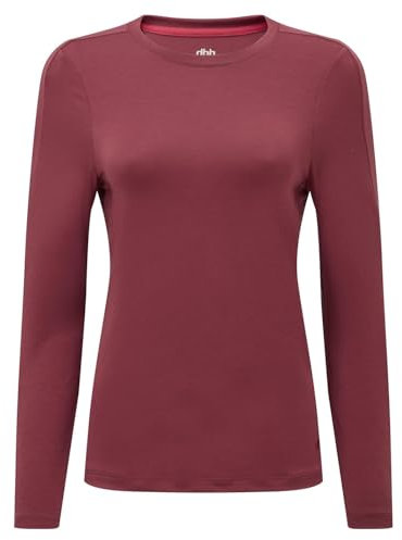 Dhb Womens Trail Long Sleeve Drirelease Jersey Red XS