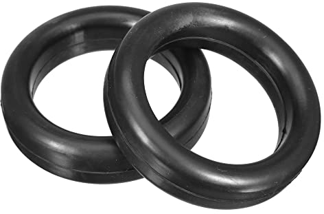 A ABSOPRO 70mm Junta Tórica Auto Universal para Tubo Silenciador Escape Colgador Buje Kit 2uds