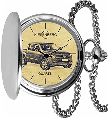 KIESENBERG Taschenuhr Vintage Silber Persönliches Geschenk für Amarok Herren Uhr TA-4721