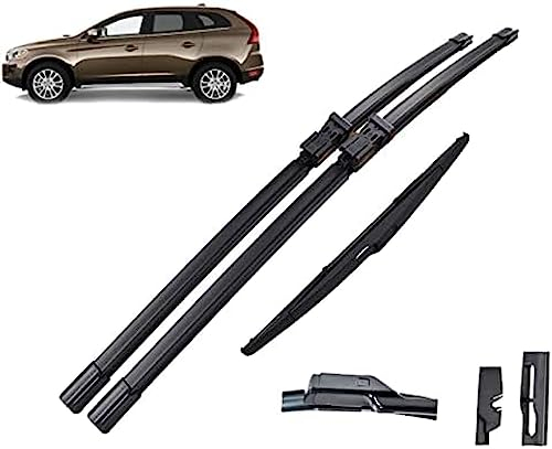 Scheibenwischer vorne und hinten, für Volvo XC60 2012–2017, 2016, 2015, Windschutzscheibe, 26 Zoll + 20 Zoll + 14 Zoll Scheibenwischer