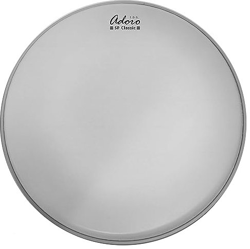 Adoro 12 SP-Classic Coated Schlagzeugfell aufgeraut Weiss für Snare und Tom