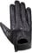 Leather Men's Driving Gloves Retro style Comfort Chauffeur Fashion Lambskin soft (M, Full Black)