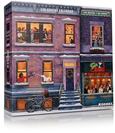 That Boutique-y Gin Company Advent Calendar 2025 Edition | Drinks by the Dram | 24 x 30ml Miniatures, 44.3% | Discover a Different 30ml Measure of Gin Every Day of Advent