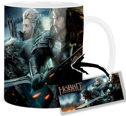 MUGSVILLE The Hobbit The Battle Of The Five Armies Richard Armitage Thorin Aidan Turner Tasse Ceramique Mug