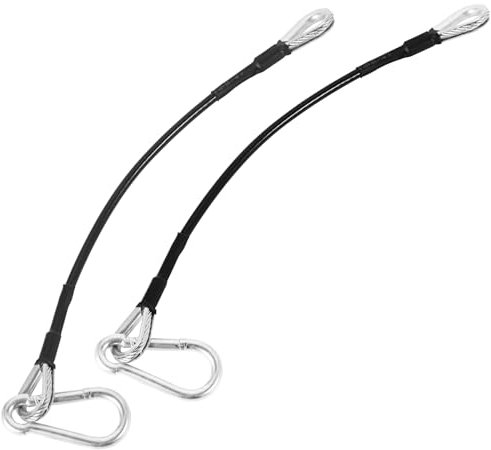 Gym Extension Cables 10 Long Replacement Extension Cables Compatible with Bowflex Home Gym Machine Accessories for LAT/Tricep Pull Down and Leg Extensions Machine (1 Pair)-Extend Your Workout Angle