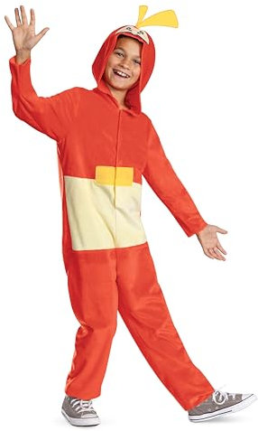 Disguise Fuecoco Hooded Jumpsuit Classic Costume, XL (14-16)