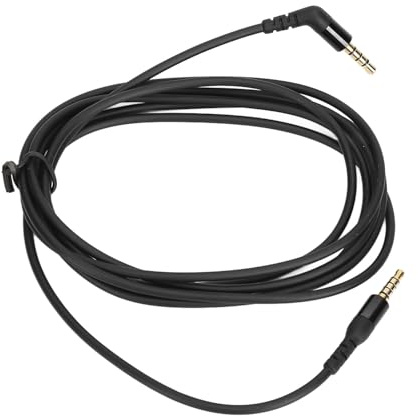 3,5-mm-Aux-Kabel für Arctis Nova 7 Arctis Nova Pro Gaming-Headset, 2 M Ersatz-Kopfhörerkabel, 135-Grad-Winkel-Hifi-Audiokabel, Vergoldetes OFC-Kabel