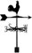 Tagtight Girouette avec Poules, Girouette à Vent en métal avec indicateur de Direction du Vent, Anémomètre, Girouette Coq en Fer forgé pour extérieur, Jardin, Toit, Paddock, décoration