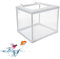 Aquarium Fische Brutkasten,Zuchttanks Mit Saugnapf,Ultrafeines Aufzuchtbecken,Aquarium Züchter Trennnetz,Aquarium Netz Breeding Box,Ablaichkasten Isolation Netz,Für Fische Garnelen Brutkasten,Kiuiom