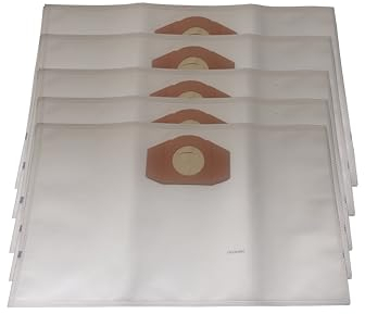 Gecasa, 10 Bolsas para Aspiradora de Microfibra Compatibles con Einhell de 30 Litros, Fabricadas en Italia