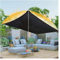 Sonnenschutznetz Schwarzes Sonnenschutztuch Wärmeisolierung UV-beständig für Balkon, Camping, Outdoor-Aktivitäten, Anpassbar VagxTbs(4X10m)