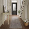 HUGEAR Vintage Schwarz Waschbarer Teppich 60x180cm LäUfer Flur rutschfest Weich Vorzimmer Tepich Kurzflor Schlafzimmer Retroteppiche KüChe Bedroom Brücken Hallway Carpet