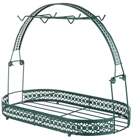 Cabilock Stilvolles Abtropfgestell Aus Eisen Und Teeservice Für Die Küche Zu Hause