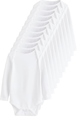 NEXT Baby Langärmelige Bodys, 10er-Pack