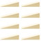 Keboyoe 8 Piezas Cuñas Madera Pequeñas Cuñas de Madera de Puerta Antideslizantes Tope de Puerta de Madera Cuñas Madera Puertas Puertas Niveladoras Suelo Muebles Bloque(15 x 4 x 4 cm)