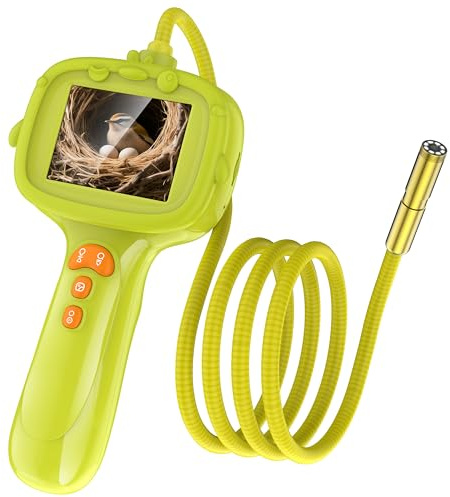 Kids Endoscope with Light, Unique Borescope Snake Camera, Educational Science Stem Toys for Christmas Birthday Gifts for 3 4 5 6 7 8 9 10-Year-Old Boys Girls