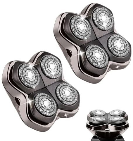 Ersatzklingen für Rasierer kompatibel mit Skull Pitbull Gold PRO für Pro 4 Rasierer Pitbull Platinum (2PACK)