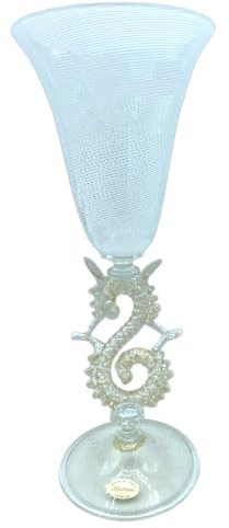 Original Nachbildung aus Muranoglas, hergestellt in Italien.