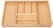 Orga-Box III BUCHE Besteckeinsatz für 80er Schublade für Nobilia ab August 2012 (473 x 697 mm) Holz-Schubladeneinsatz mit 7 Fächer