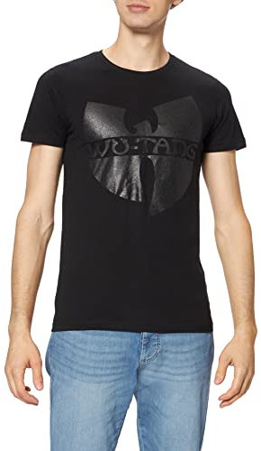 Wu Wear Herren Black Logo T-Shirt Black, XL