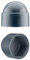 EMFA Cache-écrous M10 pour clé de 17 Anthracite 50 pcs. Bouche-trou