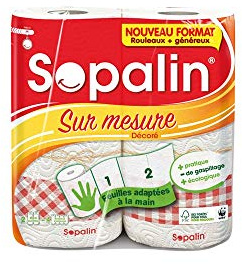 Sopalin Essuie tout decore - Les 2 rouleaux