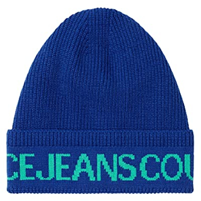 Versace Jeans Mütze/Beanie Groß, Blau 71VAZK40